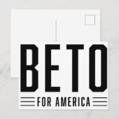 Beto For America Briefkaart #1 (Voorkant / Achterkant)