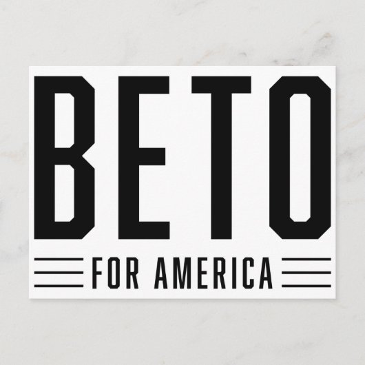 Beto For America Briefkaart #1 (Voorkant)