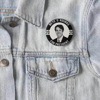 Beto O' Rourke voor President 2020 Ronde Button 5,7 Cm