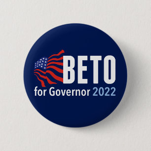 Beto O'Rourke for Governor 2022 Texas Election Ronde Button 5,7 Cm