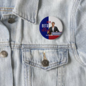 BETO O'Rourke Texas 2018 Ronde Button 5,7 Cm (In situ)