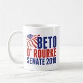 Beto O'Rourke voor Senaat 2018 Koffiemok (Links)