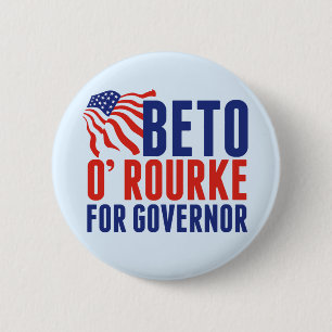 Beto O'Rourke voor Texas Governor 2022 Verkiezinge Ronde Button 5,7 Cm