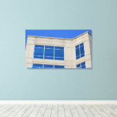 Beton & Glas Canvas Afdruk (Insitu (Houten vloer))