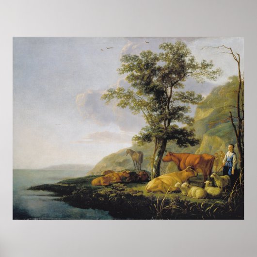 Béton près d'une affiche de la rivière Aelbert Cuy (Devant)