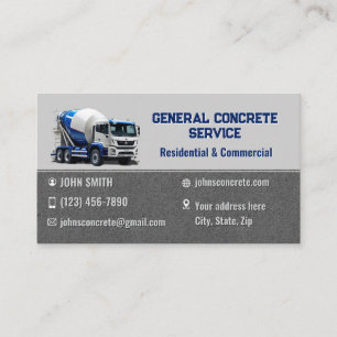 Beton Service Zakelijke Kaarten Visitekaartje