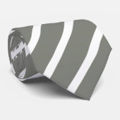 Betongrau gestreift Krawatte Stropdas (Opgerold)
