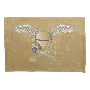 Betonmenger beige kussensloop