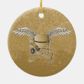 betonmenger keramisch ornament (Achterkant)