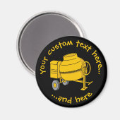 Betonmixer Magneet (Voorkant / Achterkant)