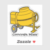 Betonmixer Sticker (Vel)