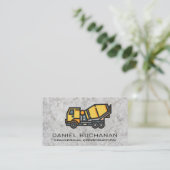 Betonmixer Visitekaartje (Staand voorkant)