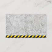 Betonnen achtergrond | Handgereedschap Visitekaartje (Achterkant)