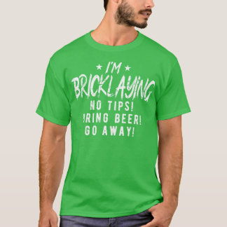 Betonnen troffel metselaar t-shirt