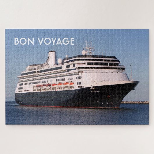 Betonreis: cruiseschip Volendam Legpuzzel (Horizontaal)
