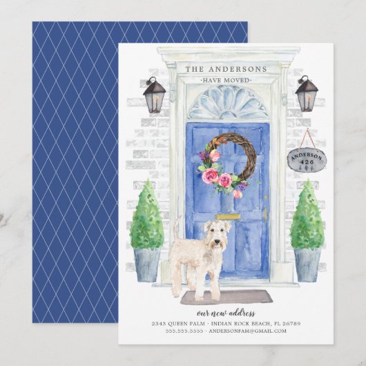 Betonster Voorste deur Bewegende aankondiging (Voorkant / Achterkant)