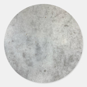 betonstructuur ronde sticker