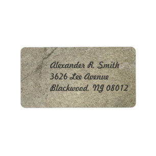 Betontextuur Adresetiketten Etiket