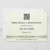 Betoverd Bos Berg Save the Date Kaart (Achterkant)