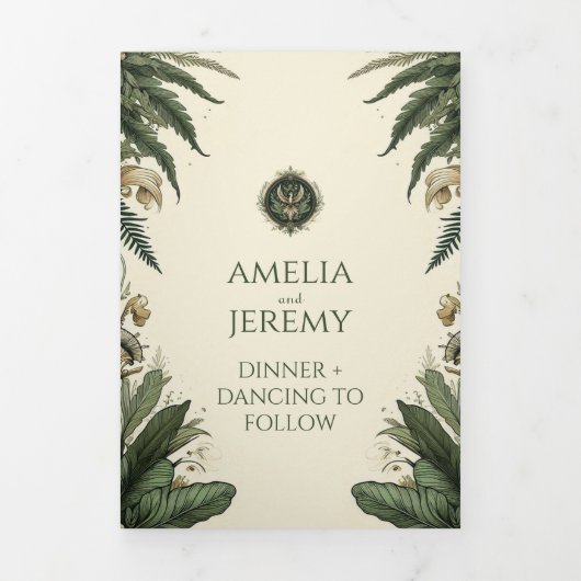 betoverd bos drieluik uitnodiging (Cover)