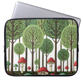 Betoverd bos laptop sleeve