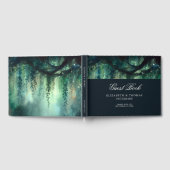 Betoverd Bos Magische Tuin Smaragd Bruiloft Gastenboek (Volledig)