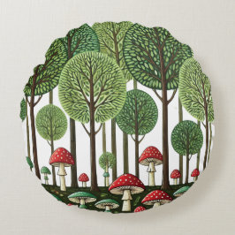 Betoverd bos rond kussen