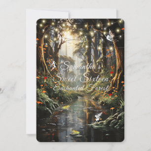 Betoverd bos Sweet Sixteen Feeën Kikkers Kaart