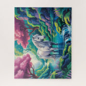 Betoverd bospaard legpuzzel (Verticaal)