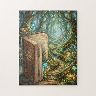 Betoverd bospad legpuzzel