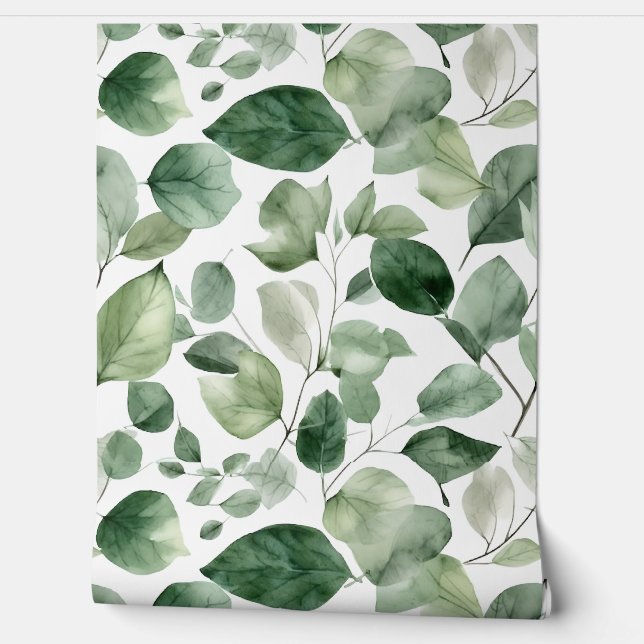 Betoverd Evergreen Ballet Botanical Behang (Afrollen)