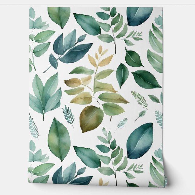 Betoverd Evergreen Ballet Botanical Behang (Afrollen)