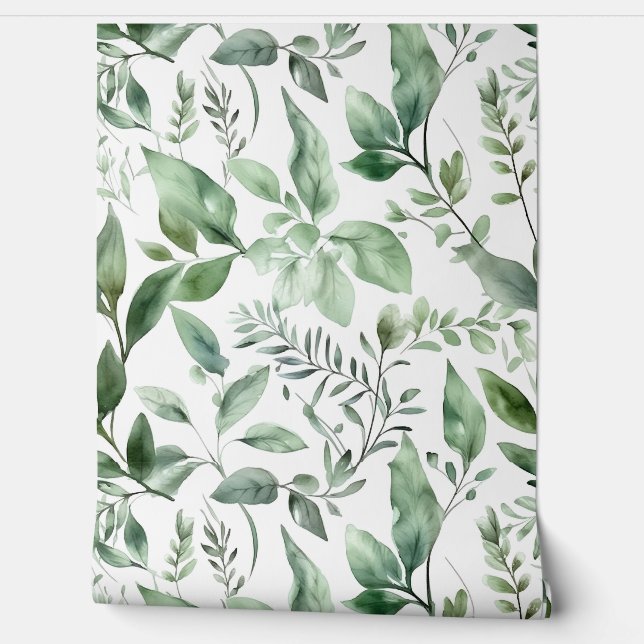 Betoverd Evergreen Ballet Botanical Behang (Afrollen)