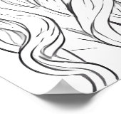 Betoverd Forest Maiden Portret Poster (Hoek)