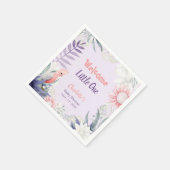 Betoverd lavendel genderneutraal Baby shower Servet (Hoek)