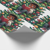 Betoverd lezen - Kerst inpakpapier (Hoek)