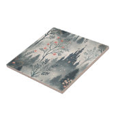 Betoverd nevelwoud met donker kasteel – etherisch tegeltje (Zijkant)