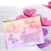 Betoverd om u te ontmoeten Butterfly Baby shower s Informatiekaartje