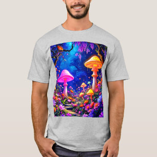 Betoverd paddenstoelenbos t-shirt