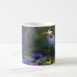 Betoverd Vijverwaterlelie Natuur Aquarel Koffiemok