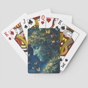 Betoverd Vlinderbos Godin (1) Pokerkaarten