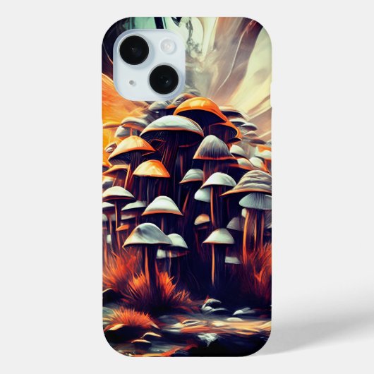 Betoverde Abstracte paddenstoelen - Fantasy Art Case-Mate iPhone Case (Achterkant)
