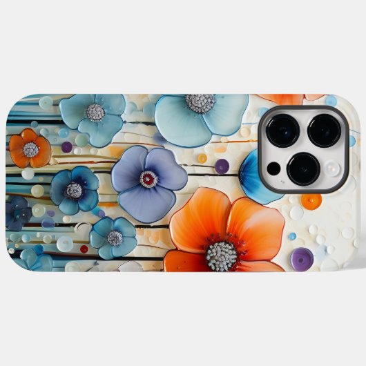 Betoverde bloeiende weidebloemen Case-Mate iPhone case (Achterkant (horizontaal))