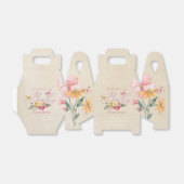 Betoverde bloemen en vlinders Baby shower Bedankdoosjes (Uitgevouwen)