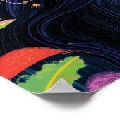 betoverde bloemengodin poster (Hoek)