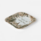 Betoverde Boho Forest Tiener Sleepover Party Papieren Bordje (Gebogen)