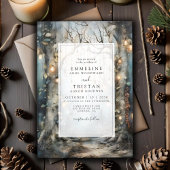 Betoverde Bos Bruiloft Kaart