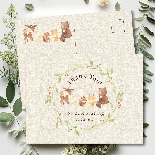 Betoverde Bos Dank U Briefkaart