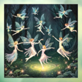 Betoverde Bos Dansen Feeën Raamsticker (Vel 3)