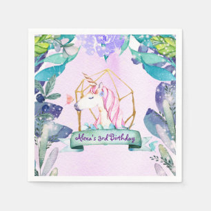 Betoverde Bos Fantasie Magisch Eenhorn Feestje Servetten